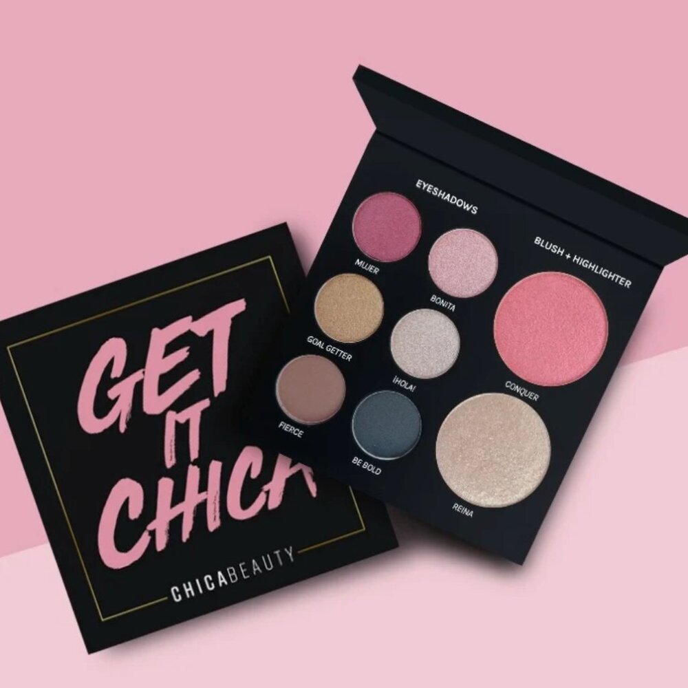 GET IT CHICA (All-In-One Face Palette - Blush, Highlighter & 6 Eyeshadows)